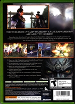 Xbox 360 Warriors Orochi Back CoverThumbnail